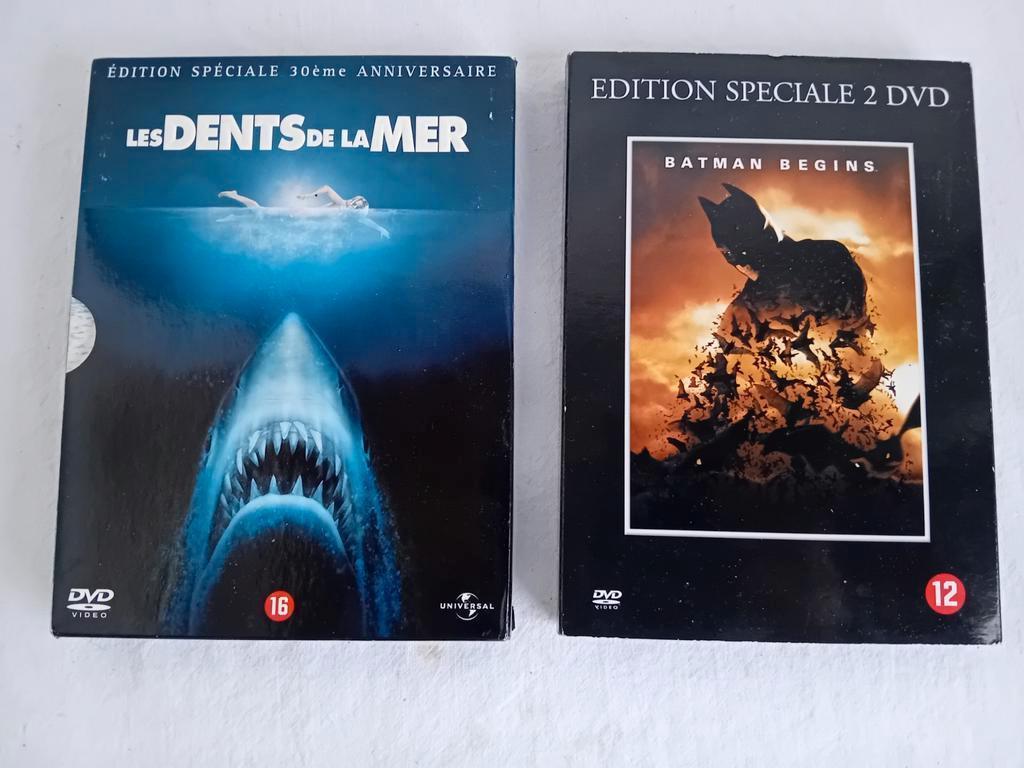 2 DVD,Les Dents de la Mer et Batman, Ophalen of Verzenden, Zo goed als nieuw