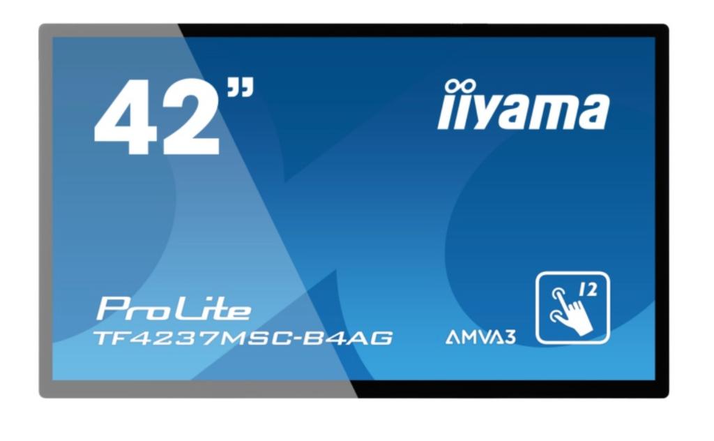 Iiayama Touchscreen 42", Computers en Software, Iiyama, Full HD, Zo goed als nieuw, Ingebouwde speakers