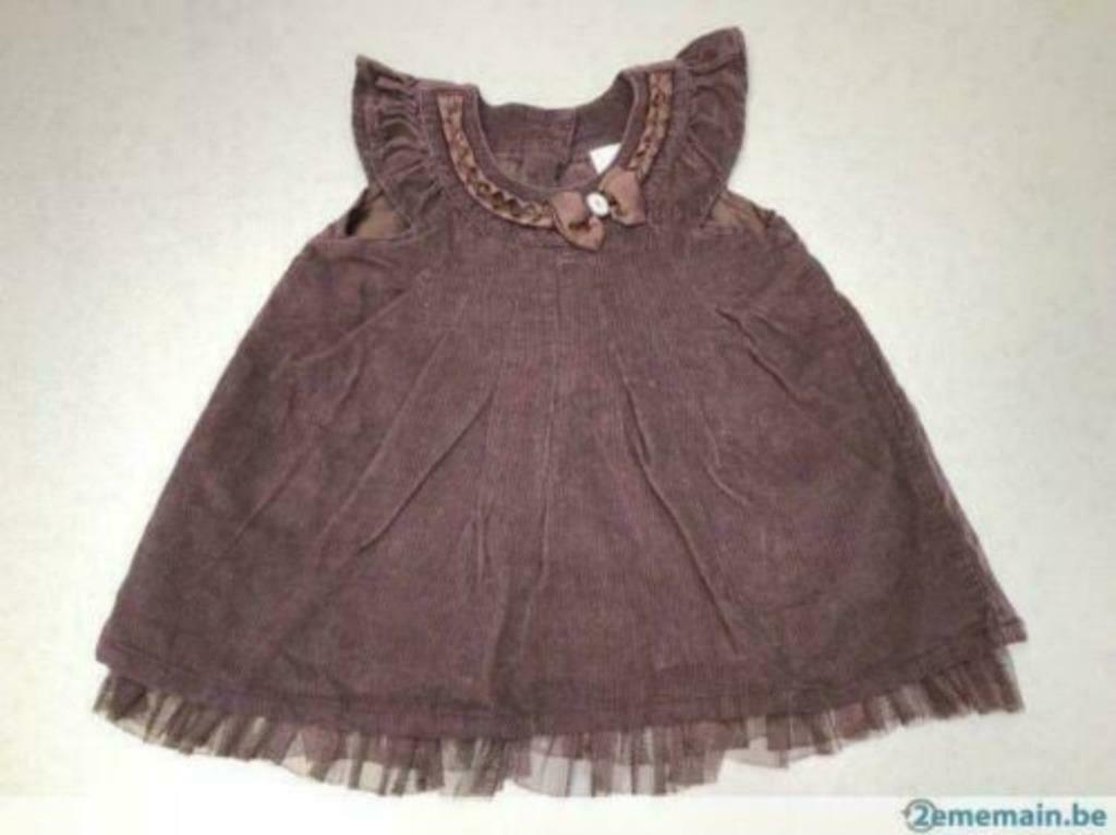 Paarse Baby Club C&A jurk - Maat 62, Kinderen en Baby's, Babykleding | Maat 62, C&A, Meisje, Jurkje of Rokje, Ophalen of Verzenden