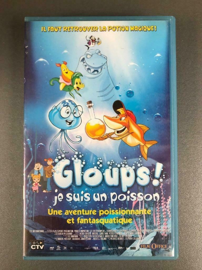 VHS Gloups! Je suis un poisson -, Enlèvement ou Envoi, Dessin animé, Tous les âges, Utilisé