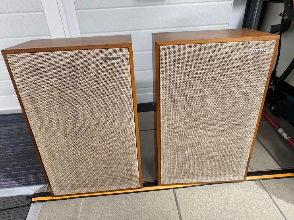 National Panasonic SB-160 Stereo Luidsprekers (1968-1971), Audio, Tv en Foto, Luidsprekerboxen, Ophalen of Verzenden, Gebruikt