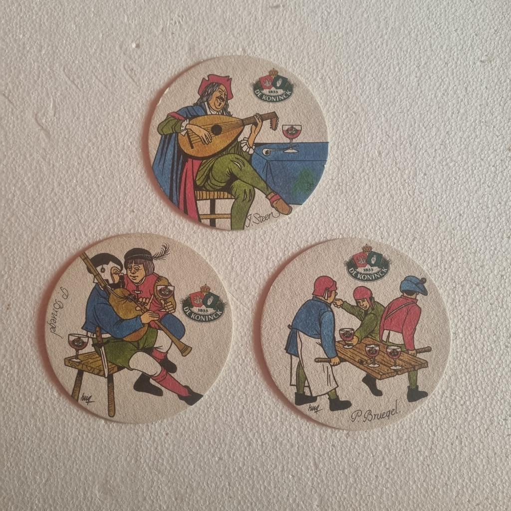 Sous Bock De Koninck (modèle 24), Collections, Enlèvement ou Envoi, Utilisé, Sous-bock, De Koninck