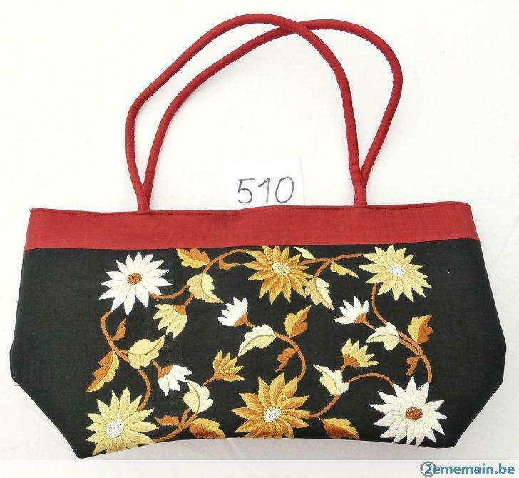 Dames stoffen tas F510, Ophalen of Verzenden, Nieuw, Handtas