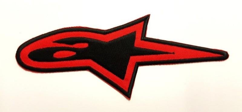 Patch Alpinestars logo - Rood - 123 x 54 mm, Ophalen of Verzenden, Nieuw