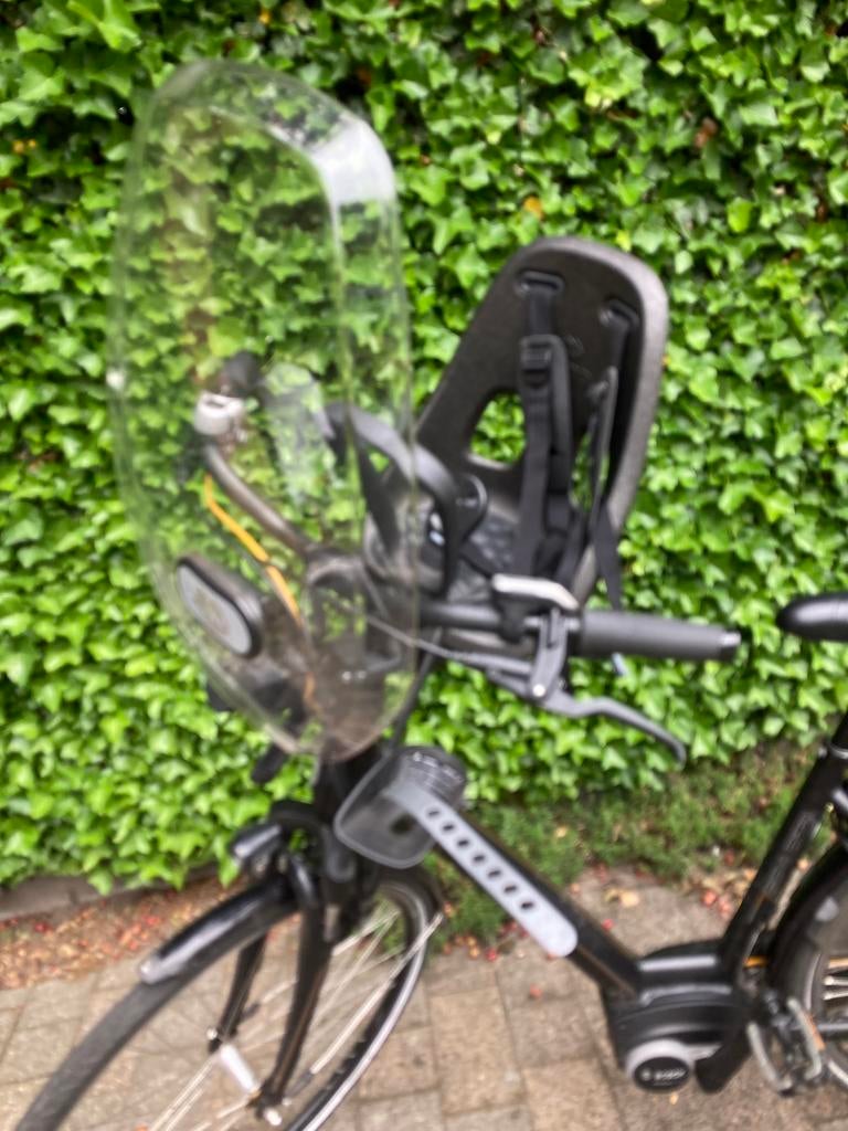 Thule fietsstoel + wind scherm, Fietsen en Brommers, Ophalen, Zo goed als nieuw