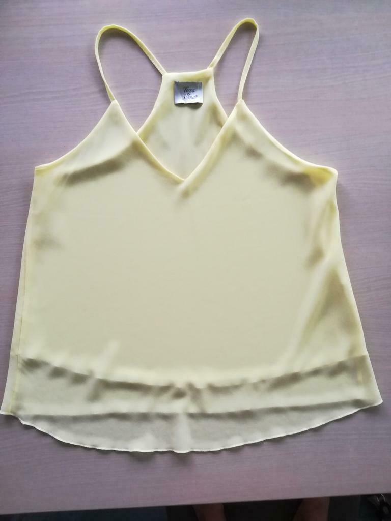 Geel topje Terra Di Siena - one size - nieuw, Neuf, Sans manches, Jaune, Terra di Siena