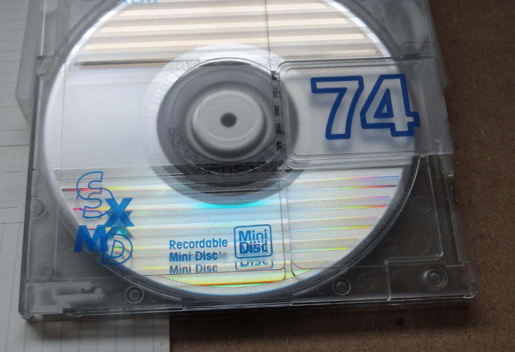 MiniDisc MAXELL 80 & 74 MD-SX clear - seulement 1 set, Envoi, Enregistreur MiniDisc