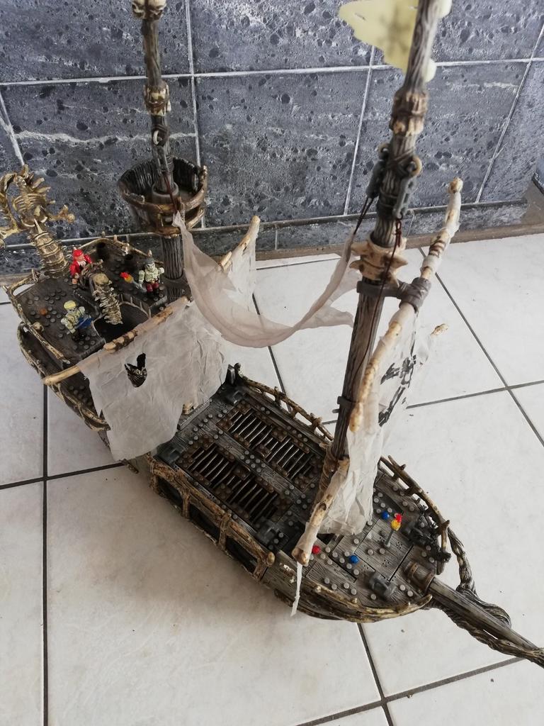 Oud piratenschip van megabloks, Ophalen of Verzenden, Gebruikt