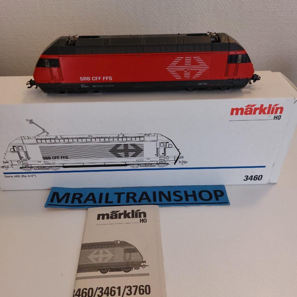 3460 MÄRKLIN HO - Série E-Lok suisse 460/Série E-Loc 460, Jg01618@telenet.be, Analogique, Enlèvement ou Envoi, Marklin
