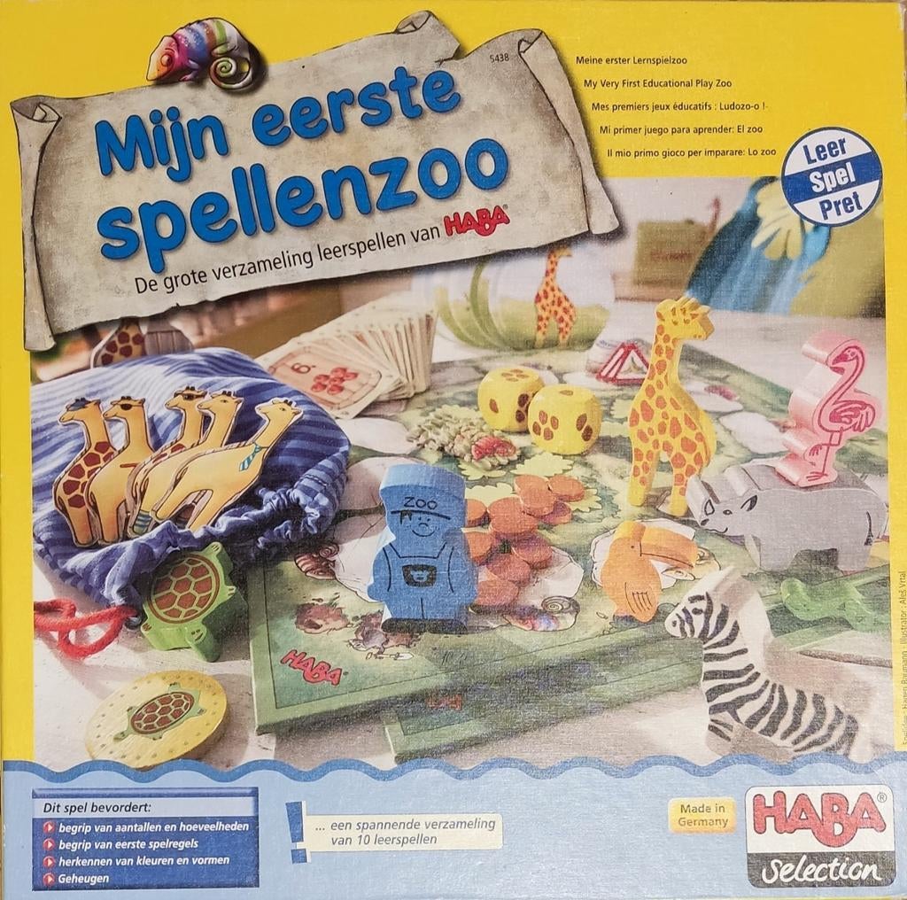Mijn eerste spellenzoo - nieuw, Enlèvement, Neuf, Langue et Lecture