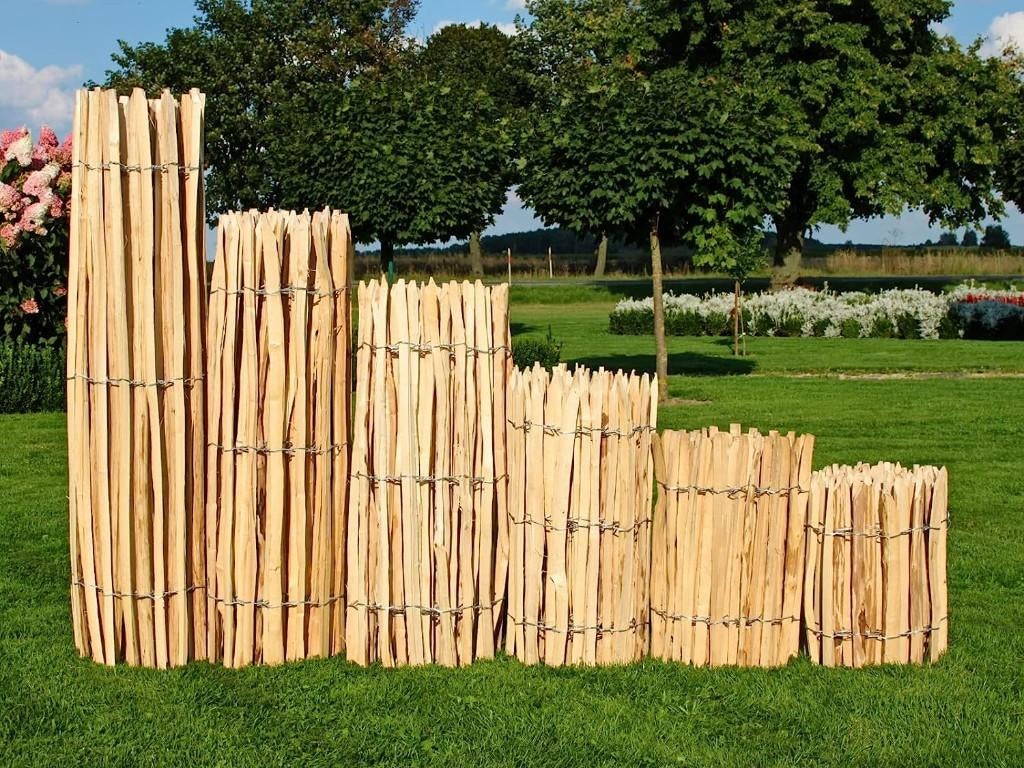 Clôture/clôture/clôture en châtaignier Hauteur = 100 cm, Jardin & Terrasse, Neuf, Enlèvement ou Envoi, Clôture barrée, Bois
