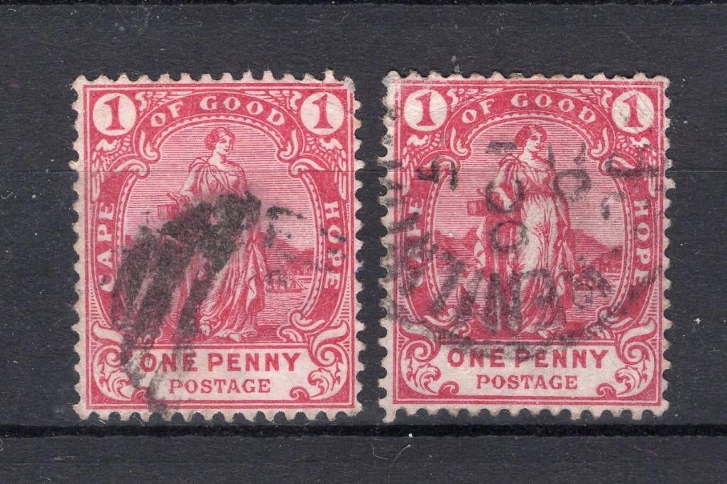 CAPE OF GOOD HOPE Yt. 42 gestempeld 1892-1894, Postzegels en Munten, Ophalen of Verzenden, Overige landen, Gestempeld