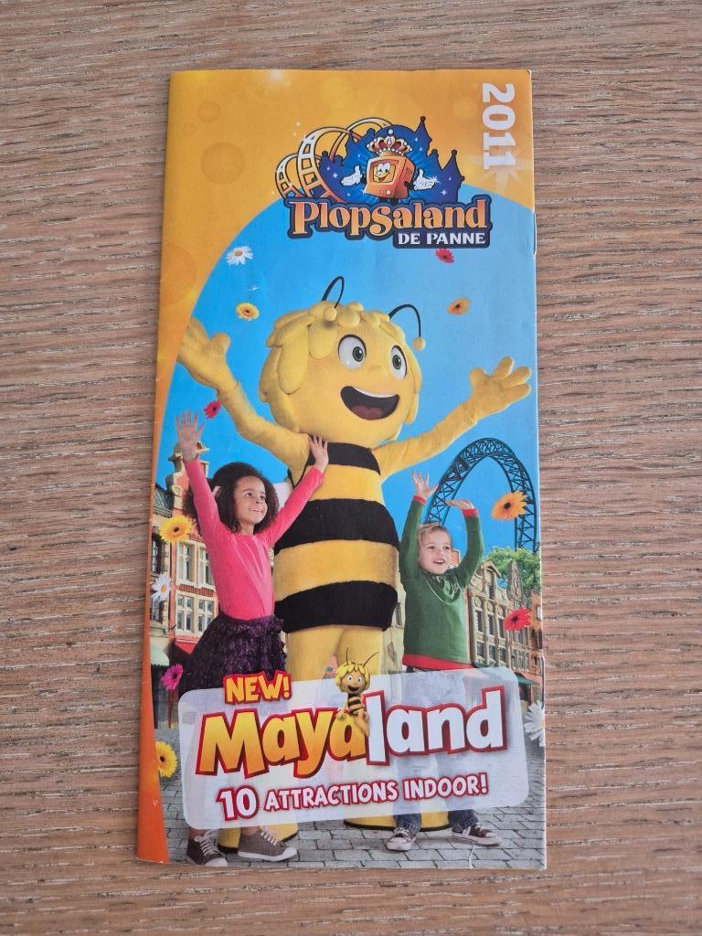 Folder Plopsaland De Panne 2011, Enlèvement ou Envoi, Comme neuf