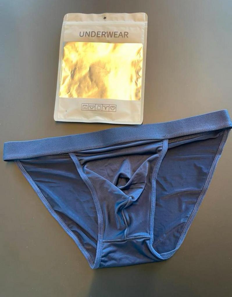 Culotte tanga en polyamide pour hommes, Envoi, Bleu, Slip