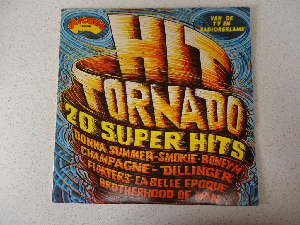 LP  "Hit Tornado" 20 Super Hits !  anno 1977., Ophalen of Verzenden, Gebruikt, 12 inch, Pop