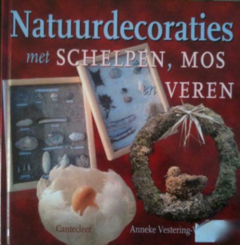 Natuurdecoraties met schelpen, mos en veren, Anneke Vesterin, Boeken, Hobby en Vrije tijd, Ophalen of Verzenden