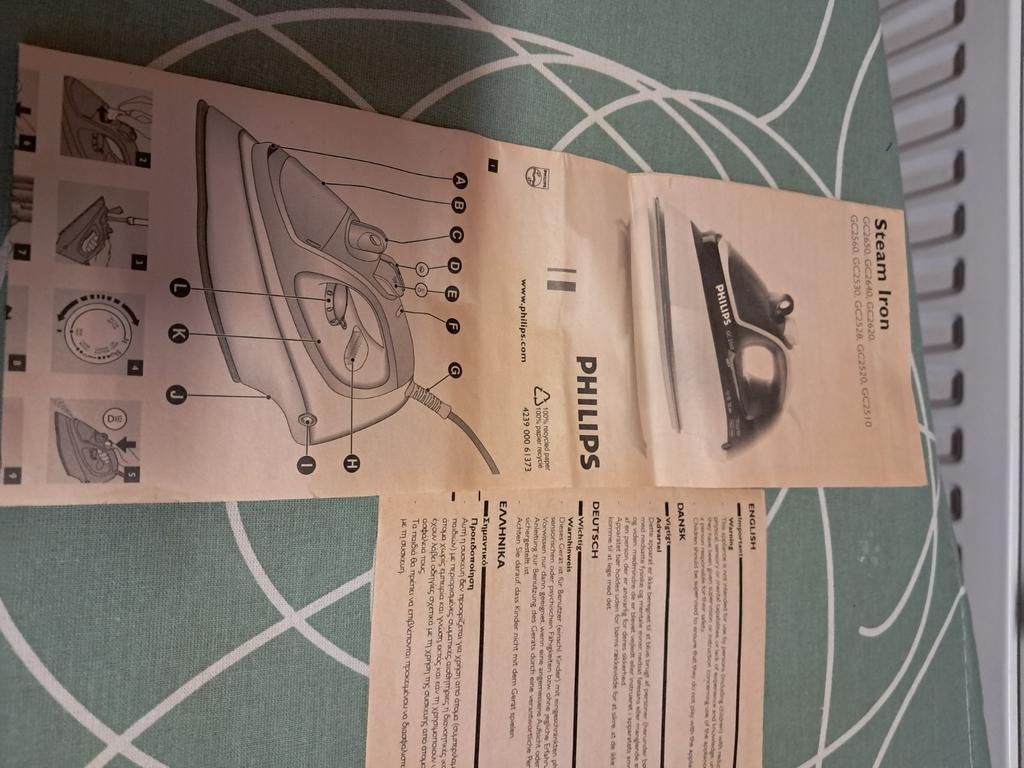 Philips stoomstrijkijzer  gc2820, Elektronische apparatuur, Strijkijzers en Strijkplanken, Ophalen
