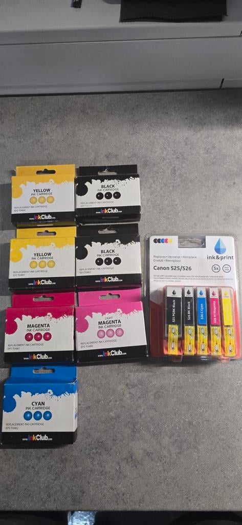 Inktpatronen Canon/Epson, Computers en Software, Printerbenodigdheden, Ophalen of Verzenden, Nieuw