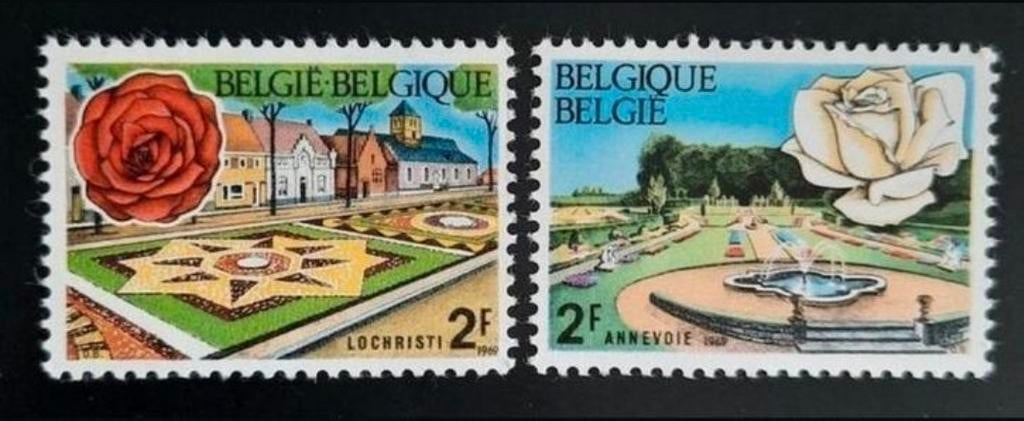 Belgique : COB 1501/02 ** Flora 1969., Sans timbre, Neuf, Enlèvement ou Envoi, Non oblitéré