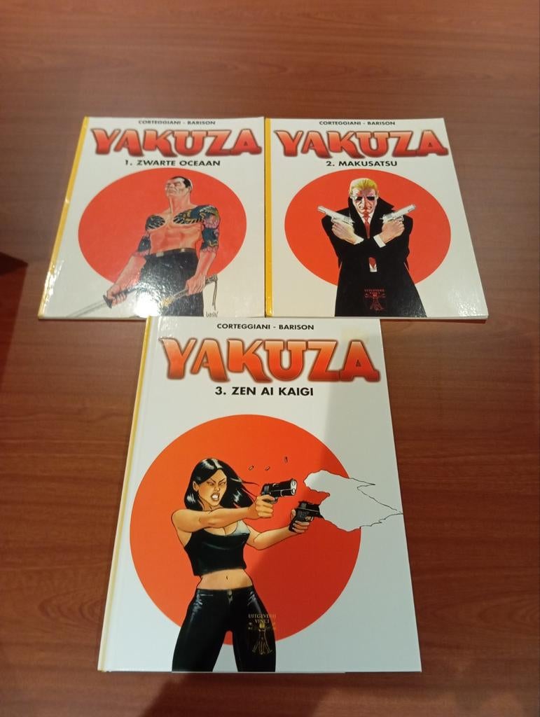 Strips Yakuza nrs 1 tem 3, Ophalen of Verzenden, Zo goed als nieuw