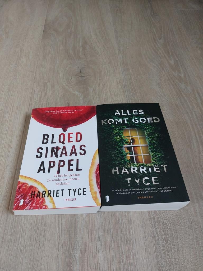 Harriet Tyce: bloedappelsien en alles komt goed, Ophalen of Verzenden, Zo goed als nieuw