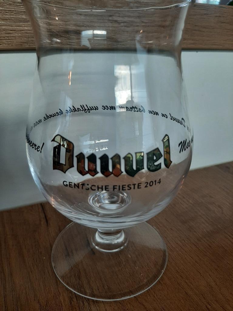 Duvel bierglas Gentsche fieste 2014 misdruk, Verzamelen, Ophalen of Verzenden, Duvel