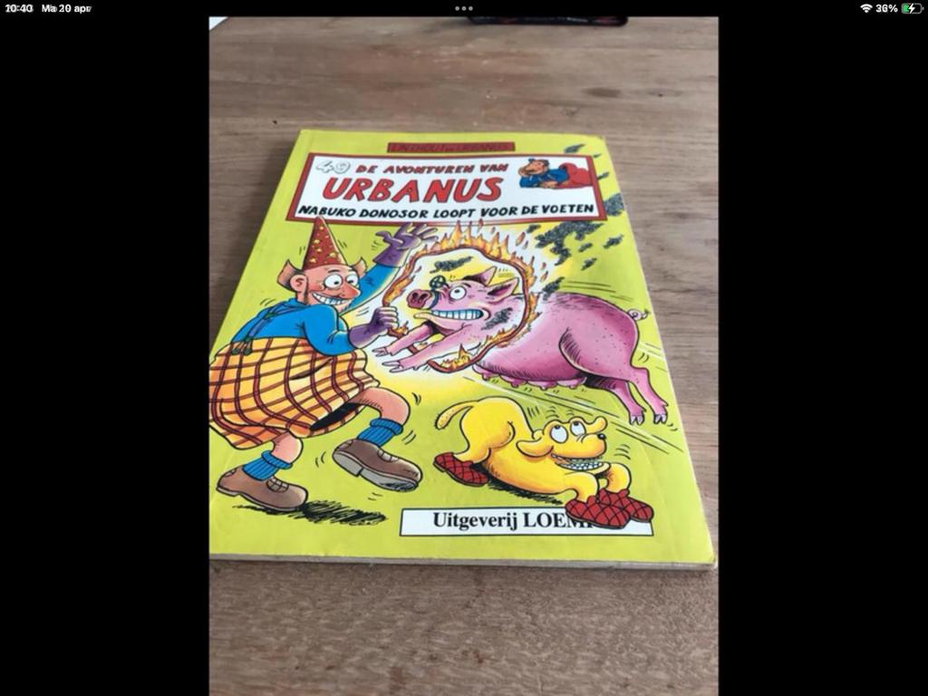 strip urbanus nabuko donosur loopt voor de voeten, Ophalen of Verzenden, Zo goed als nieuw