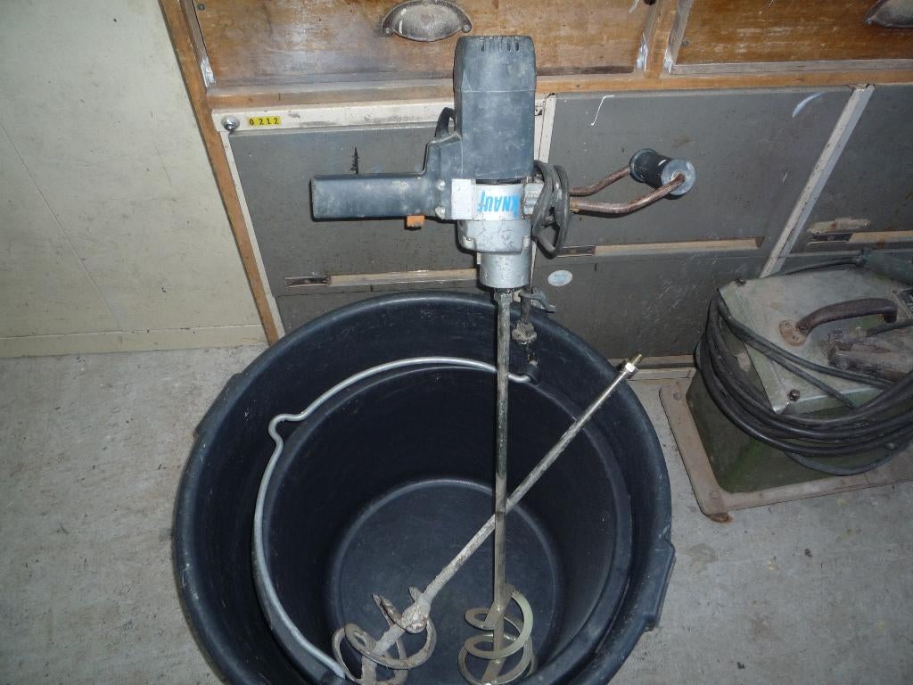gipsmixer, Ophalen, Gebruikt