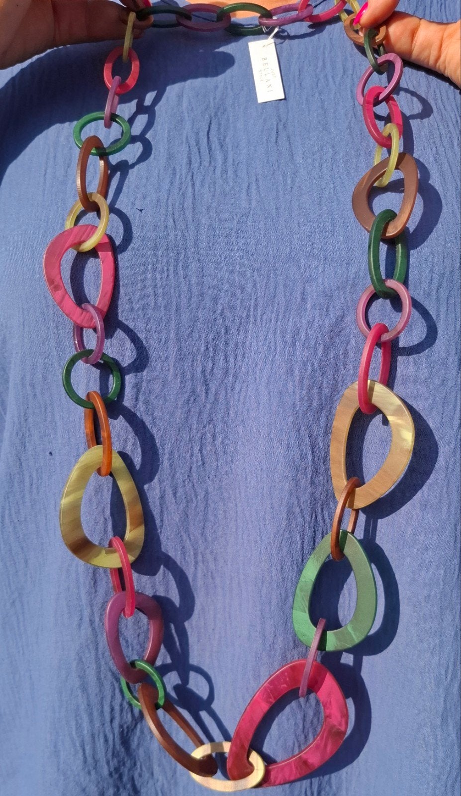 ketting Bellani, Handtassen en Accessoires, Kettingen, Ophalen of Verzenden, Nieuw, Overige kleuren, Kunststof