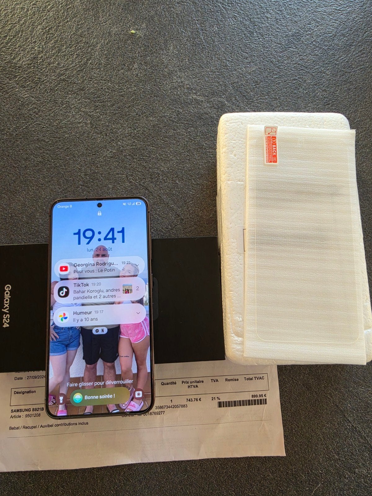 samsung s24 128gb, Enlèvement, Noir