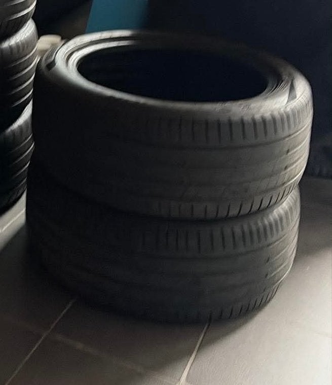 255/45/19 banden 2 stuks, Ophalen, Gebruikt