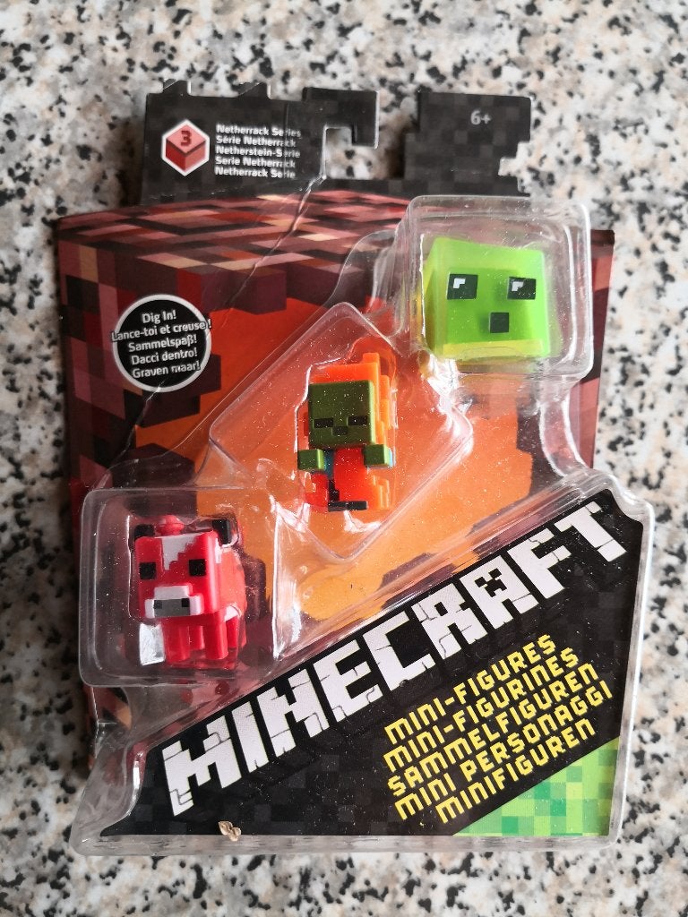 3 mini Minecraft figuurtjes, Verzamelen, Poppetjes en Figuurtjes, Ophalen