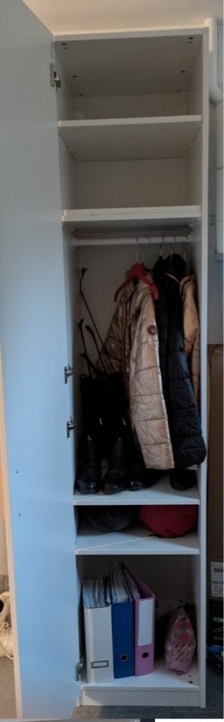 Ikea Pax kast wit 236 hoog 58 diep 50cm breed perfecte staat, Ophalen, Zo goed als nieuw, Met deur(en), 200 cm of meer
