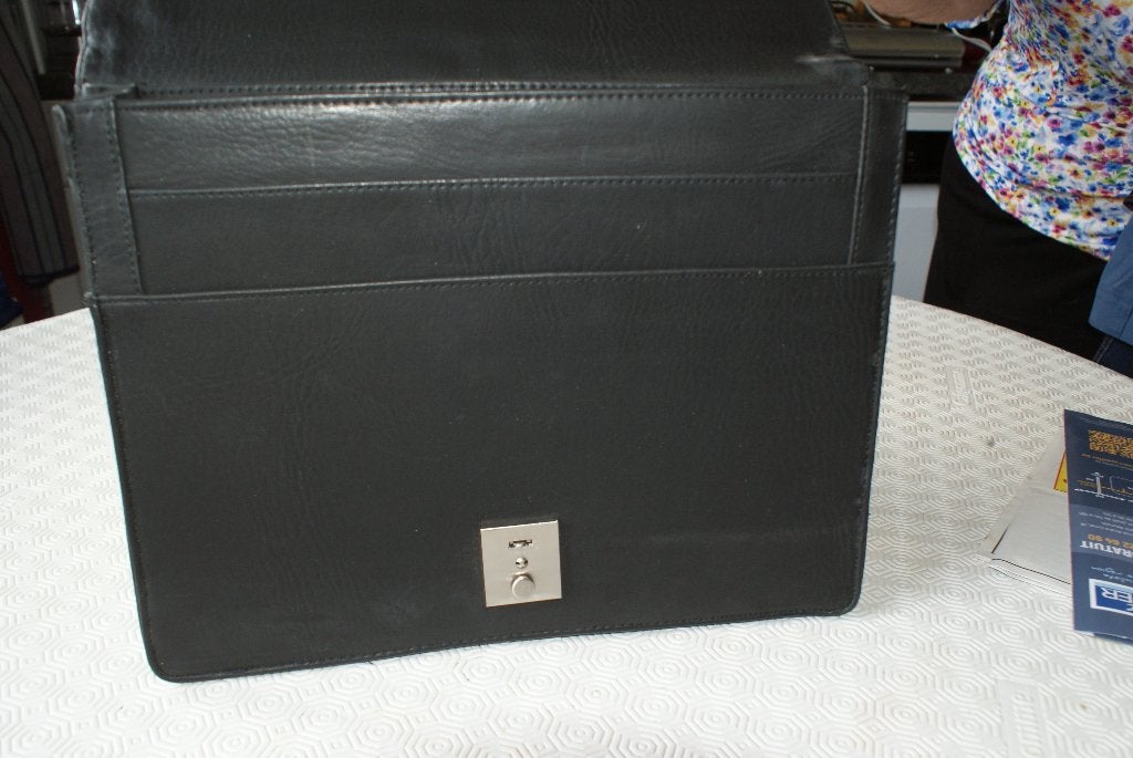 Porte Documents, Cuir, Enlèvement ou Envoi, 30 à 40 cm, Porte-documents ou Cartable
