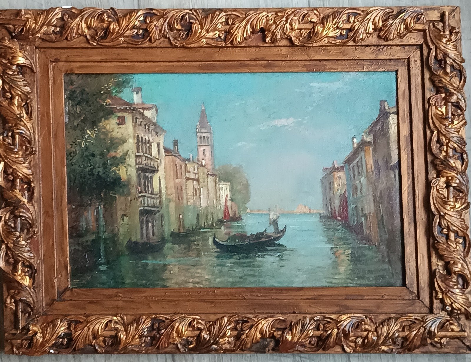 Antoine Bouvard 1870/1956 Peinture Huile Sur Toile., Envoi