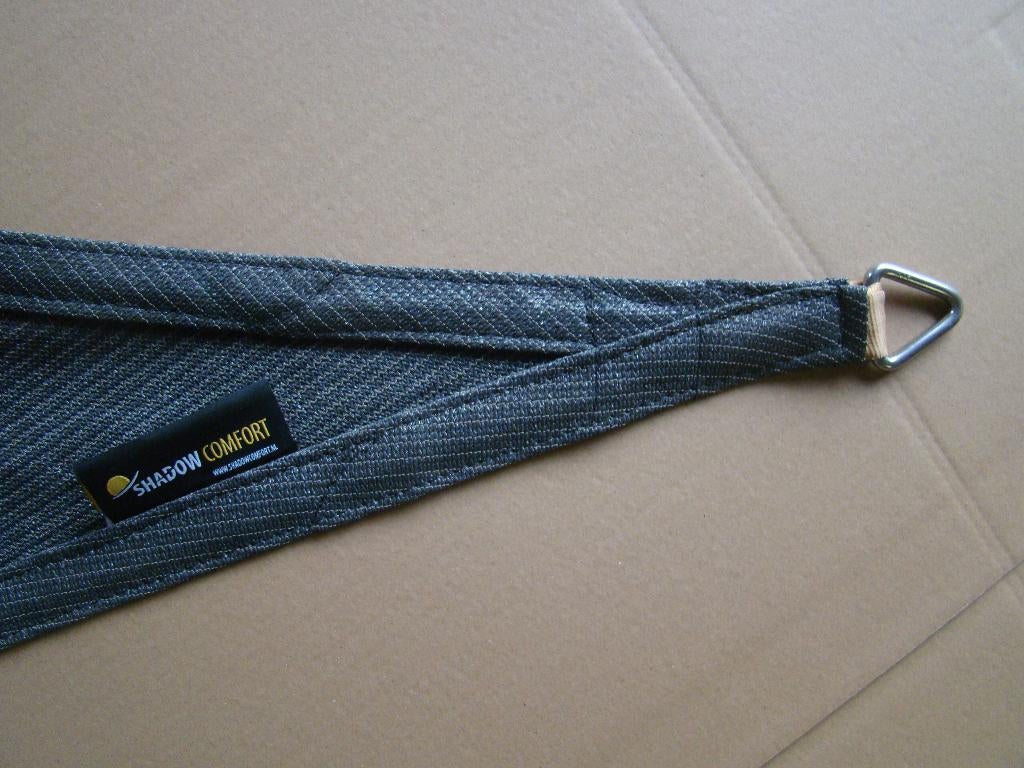 Schaduwdoek showmodel 3,6X3,6X3,6m Deep Grey, Ophalen, Zo goed als nieuw