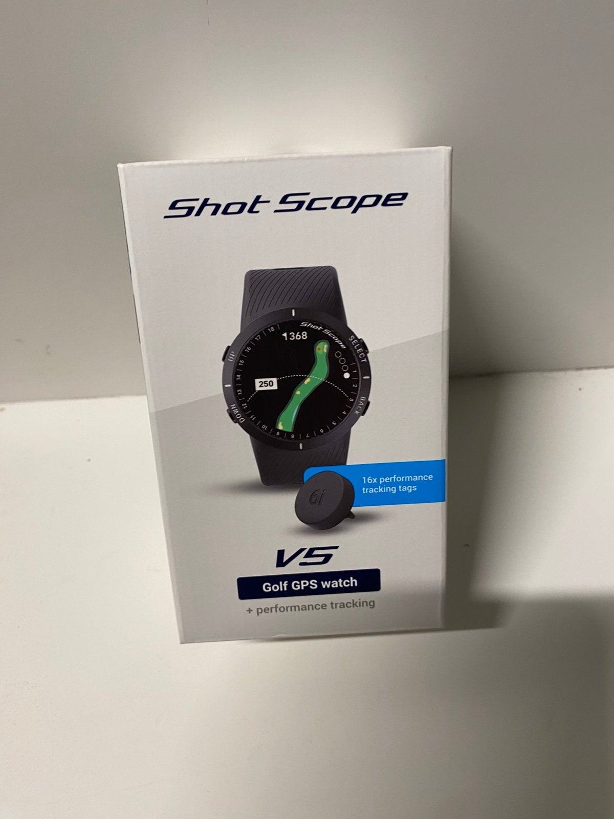Shot Scope V5 GPS Golfhorloge –  €199!!!, Ophalen, Zo goed als nieuw