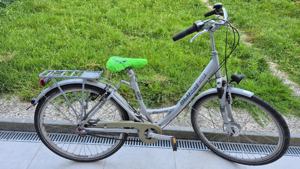 👍Duitse fiets Alu City Star, voor langer dan 1.m 60 tot 2 m, Vélos & Vélomoteurs, Autres marques, Vitesses, Enlèvement, Utilisé
