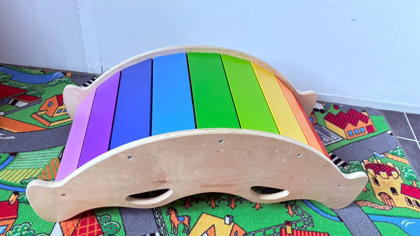 Balancier à bascule en bois/arche pivotante Montessori, Enlèvement