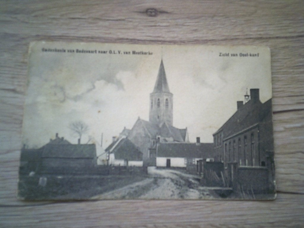 MEETKERKE: Gedenkenis van Bedevaart naar O.L.V. - Oost-Kant, Ophalen of Verzenden, Voor 1920, Gelopen, West-Vlaanderen