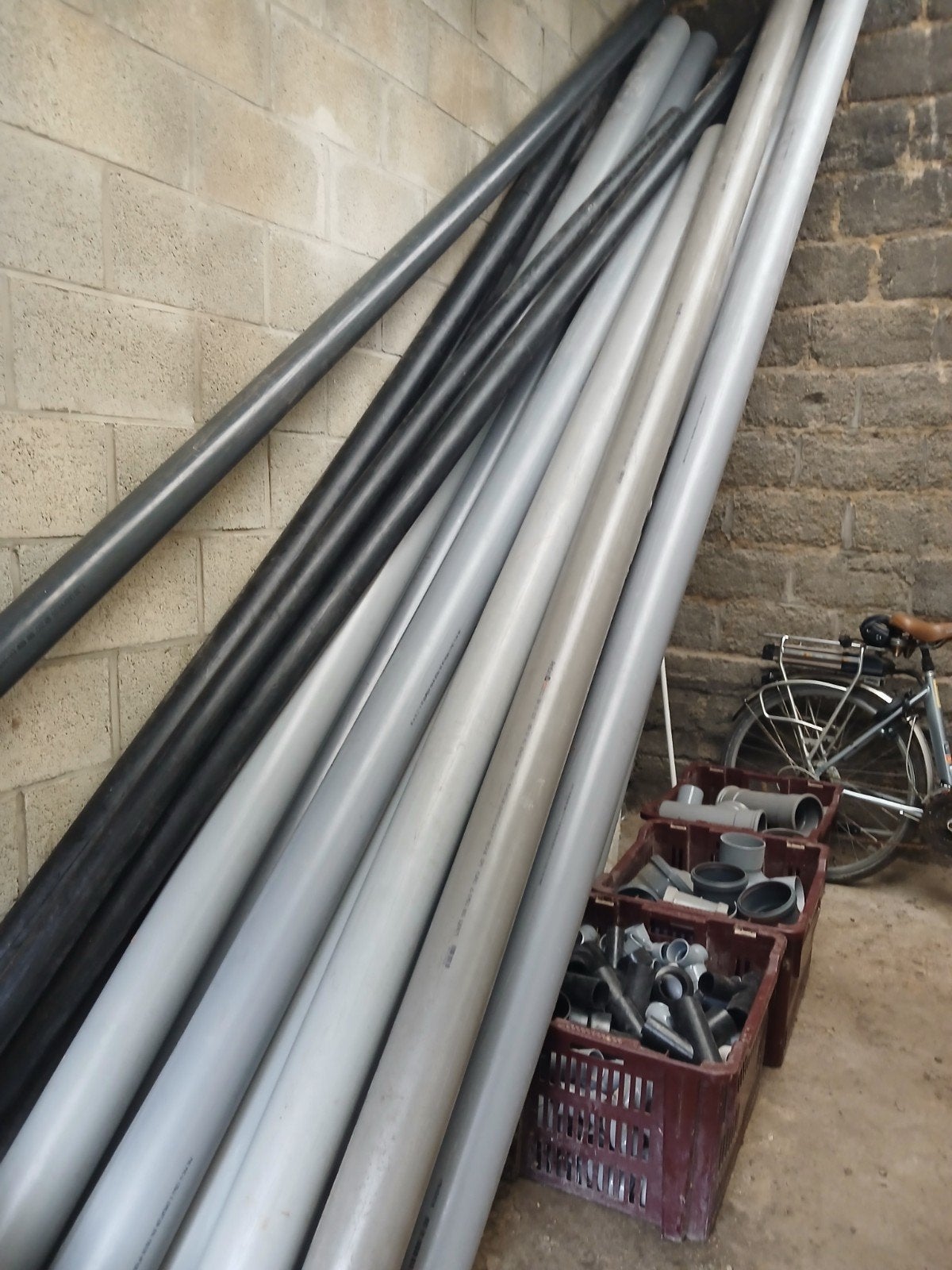 lots de tuyaux  en pvc, Enlèvement