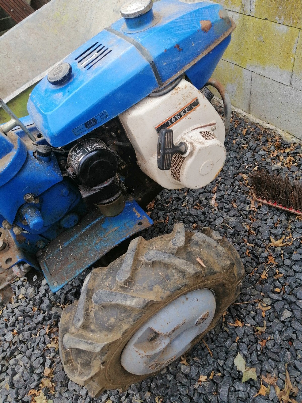 tuinfrees met ploeg en gewichten iseki, Tuin en Terras, Ophalen, Gebruikt, Cultivator, Iseki