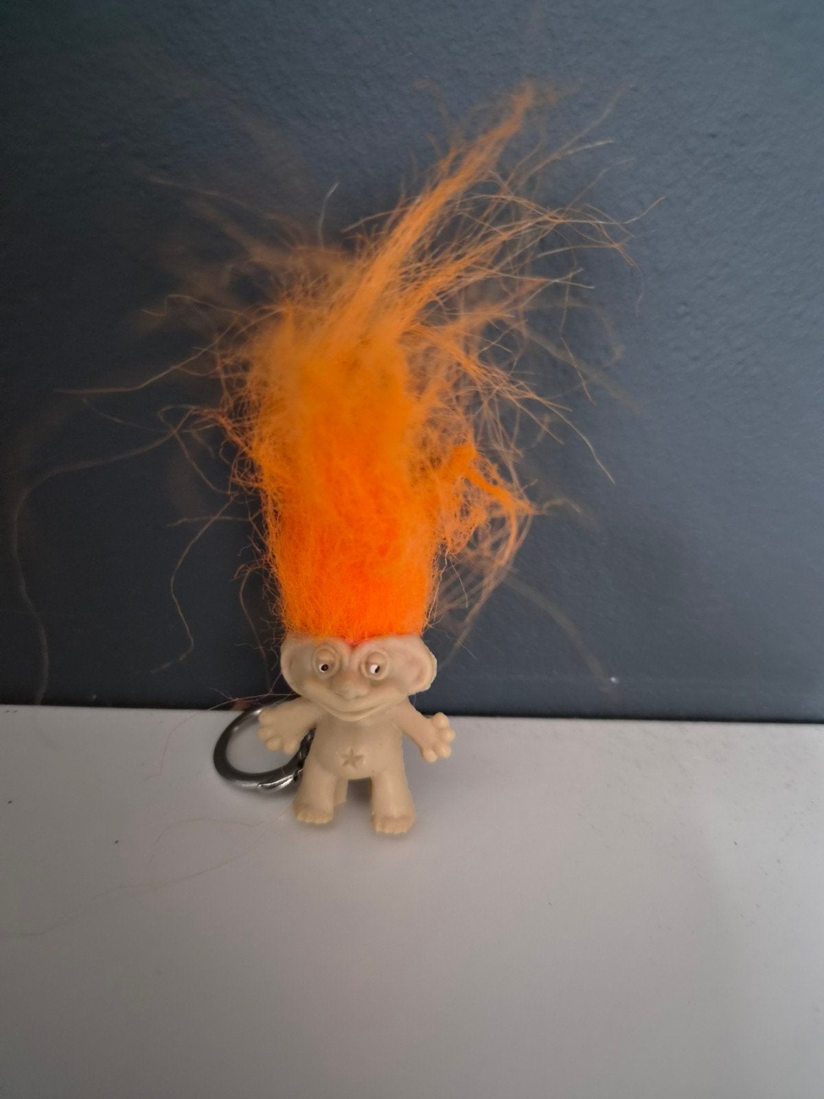troll vintage sleutelhanger 6cm, Verzamelen, Ophalen of Verzenden