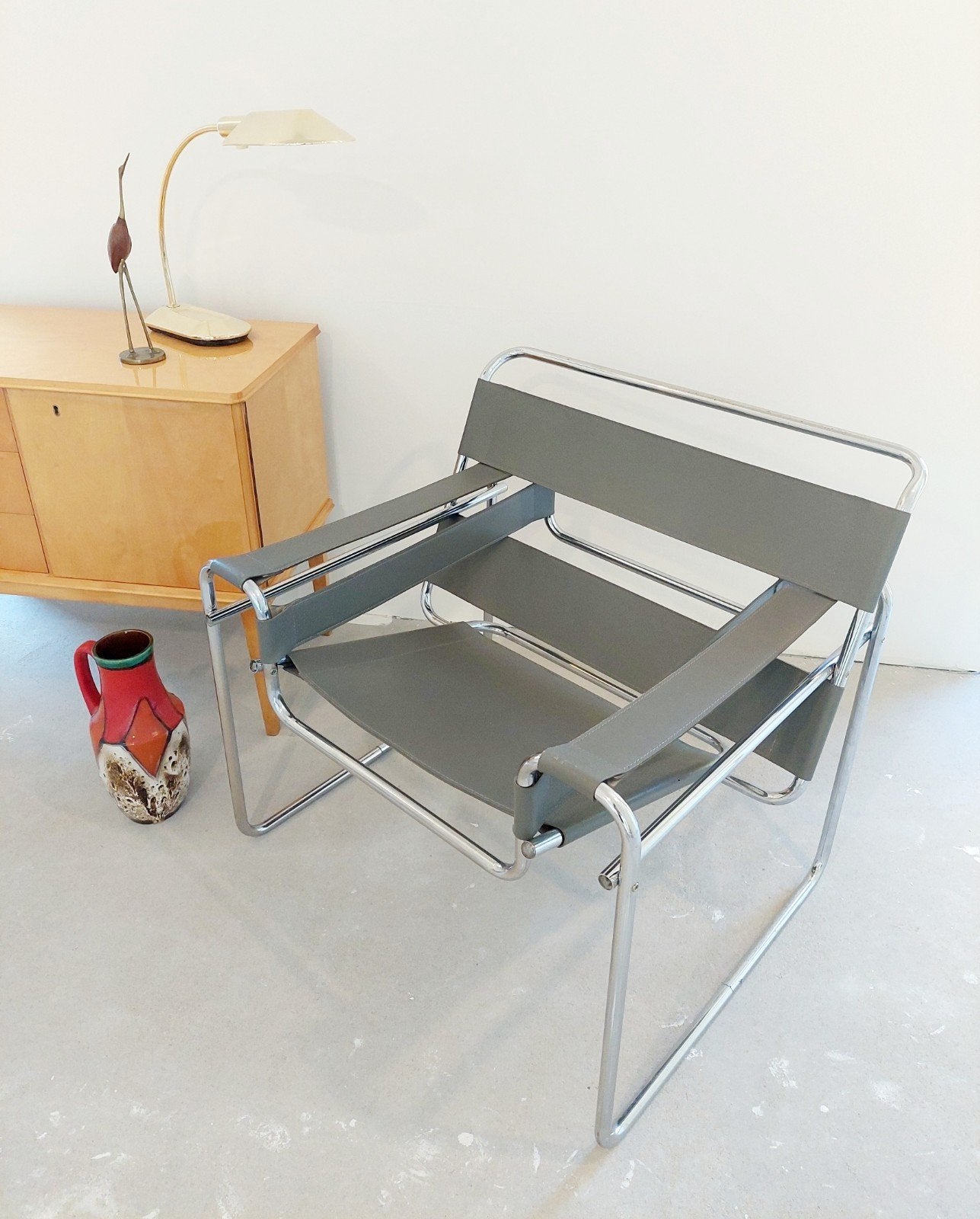 Vintage! Fauteuil Marcel Breuer "Wassily" modèle B3, Antiek en Kunst, Ophalen