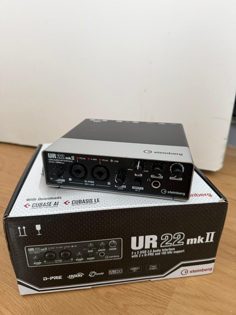 Carte son steinberg UR22 mk II audio interface, Muziek en Instrumenten, Overige Muziek en Instrumenten, Ophalen of Verzenden, Gebruikt