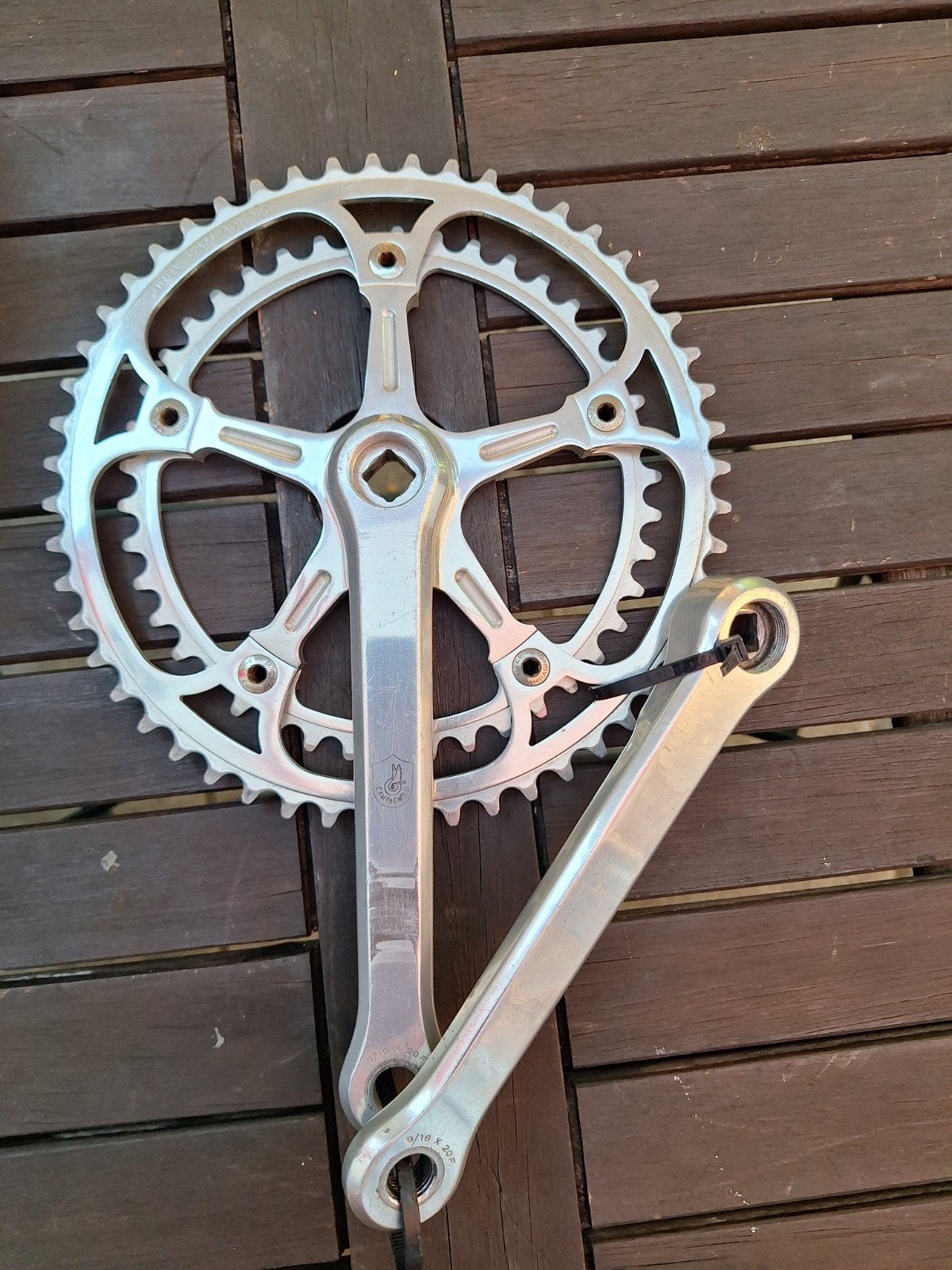 Campagnolo Super Record 175 crankstel, Fietsen en Brommers