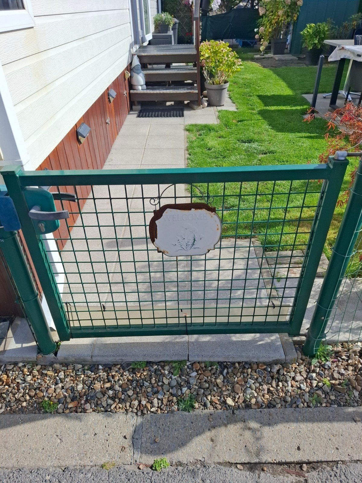 groene poorten, Jardin & Terrasse, Portes de jardin, 200 cm ou plus, Moins de 100 cm, Enlèvement, Utilisé