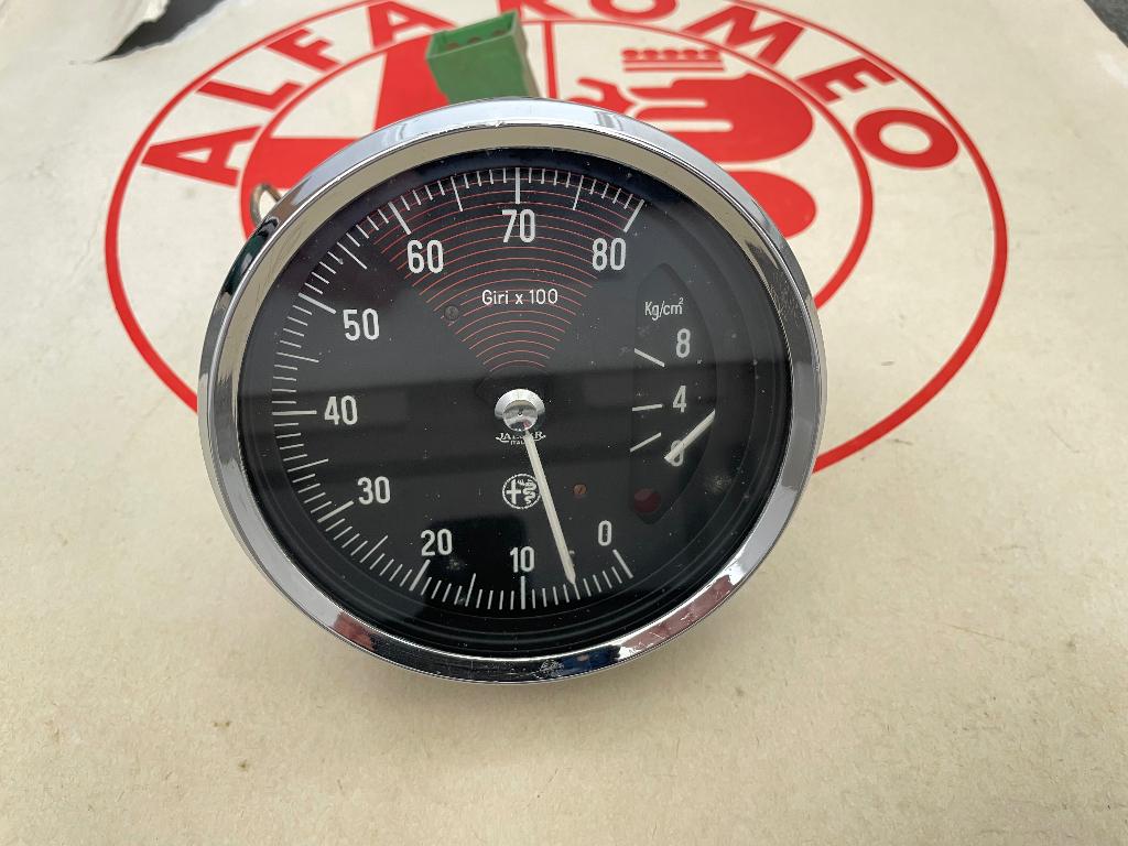 Tachymètre Alfa Romeo 105 GT Bertone Junior 1750GTV Jaeger, Enlèvement ou Envoi, Utilisé, Alfa Romeo