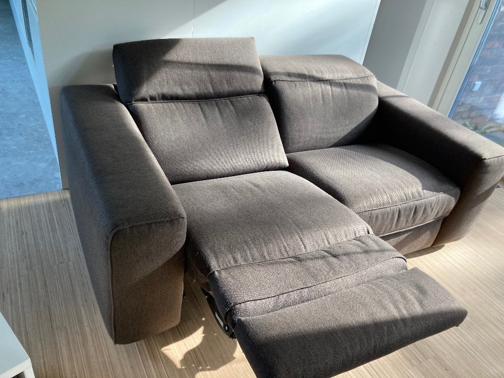 2-zit Natuzzi met relax, 100 à 125 cm, Enlèvement, Utilisé, Tissus