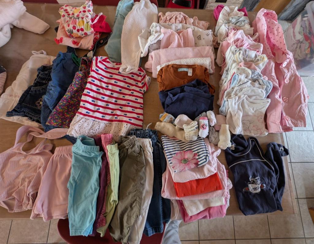 Lot de 60 pièces - fille - Été